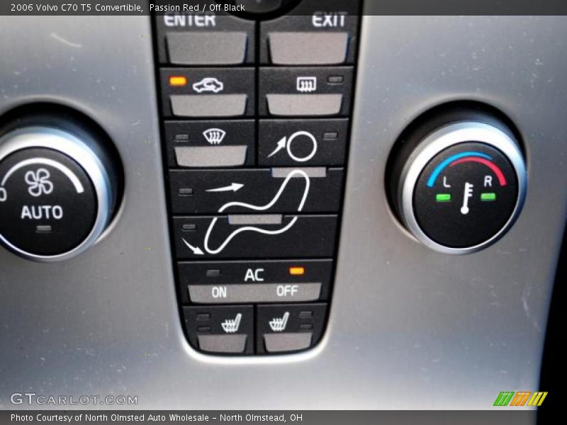 Passion Red / Off Black 2006 Volvo C70 T5 Convertible