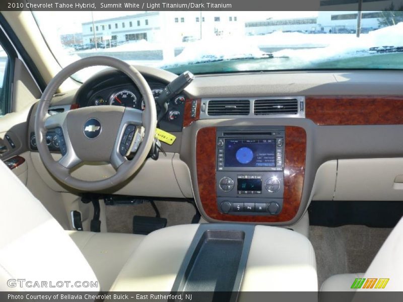 Summit White / Light Titanium/Dark Titanium 2010 Chevrolet Tahoe Hybrid