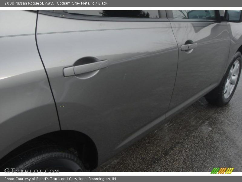 Gotham Gray Metallic / Black 2008 Nissan Rogue SL AWD