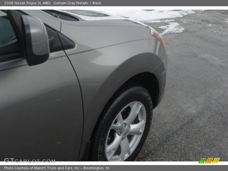 Gotham Gray Metallic / Black 2008 Nissan Rogue SL AWD