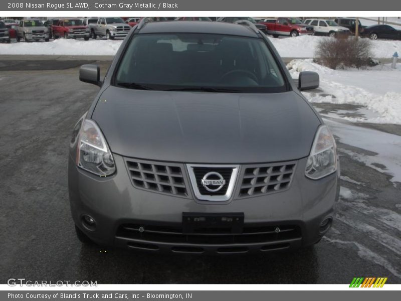 Gotham Gray Metallic / Black 2008 Nissan Rogue SL AWD