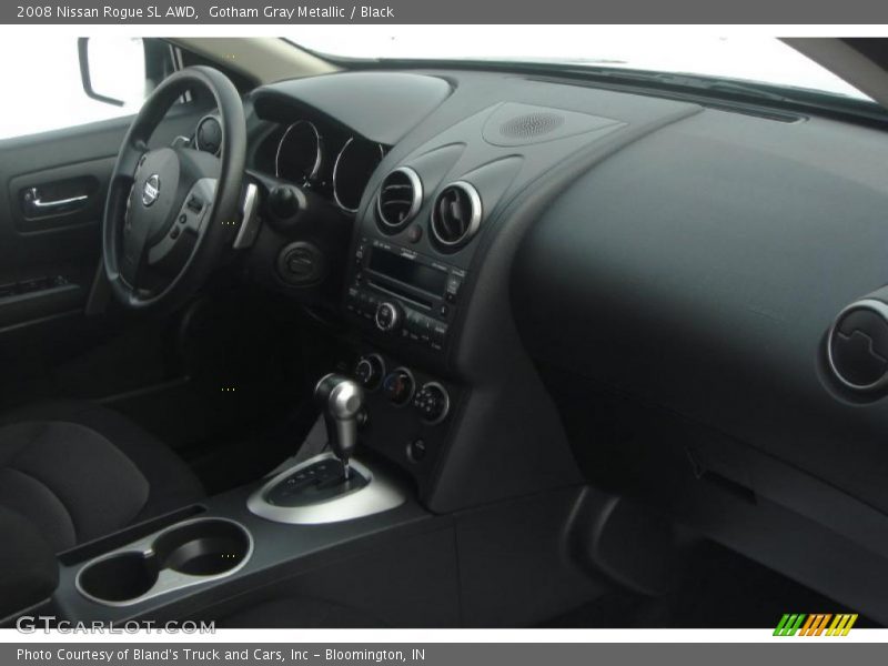Gotham Gray Metallic / Black 2008 Nissan Rogue SL AWD