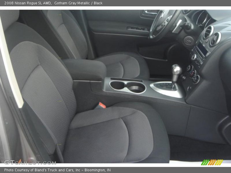 Gotham Gray Metallic / Black 2008 Nissan Rogue SL AWD