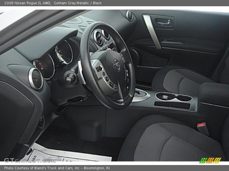 Gotham Gray Metallic / Black 2008 Nissan Rogue SL AWD