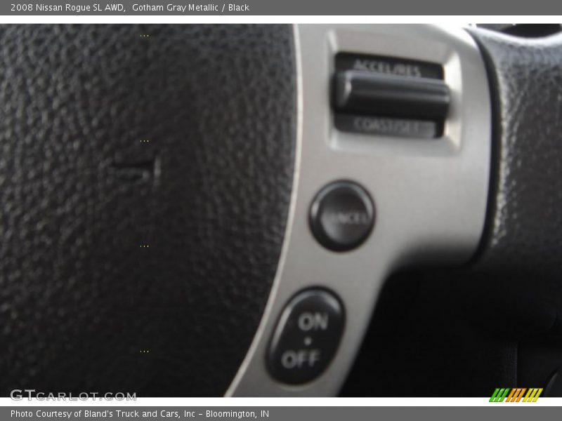 Gotham Gray Metallic / Black 2008 Nissan Rogue SL AWD