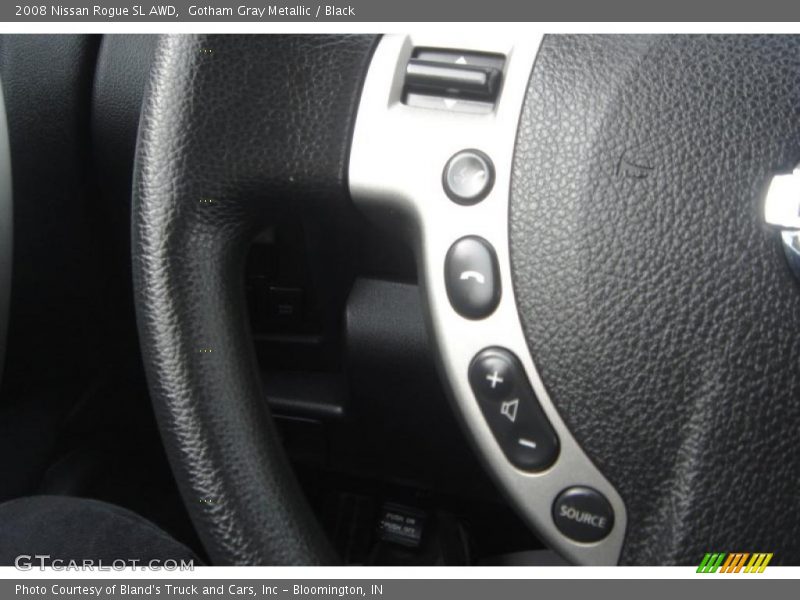 Gotham Gray Metallic / Black 2008 Nissan Rogue SL AWD