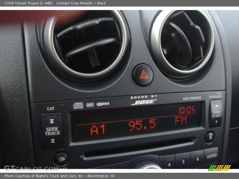 Gotham Gray Metallic / Black 2008 Nissan Rogue SL AWD
