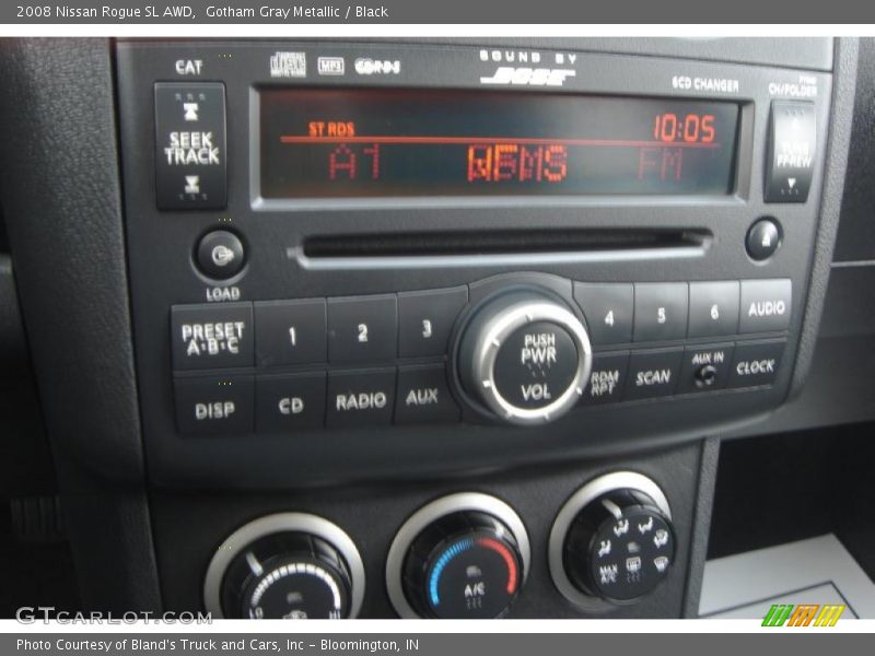 Gotham Gray Metallic / Black 2008 Nissan Rogue SL AWD