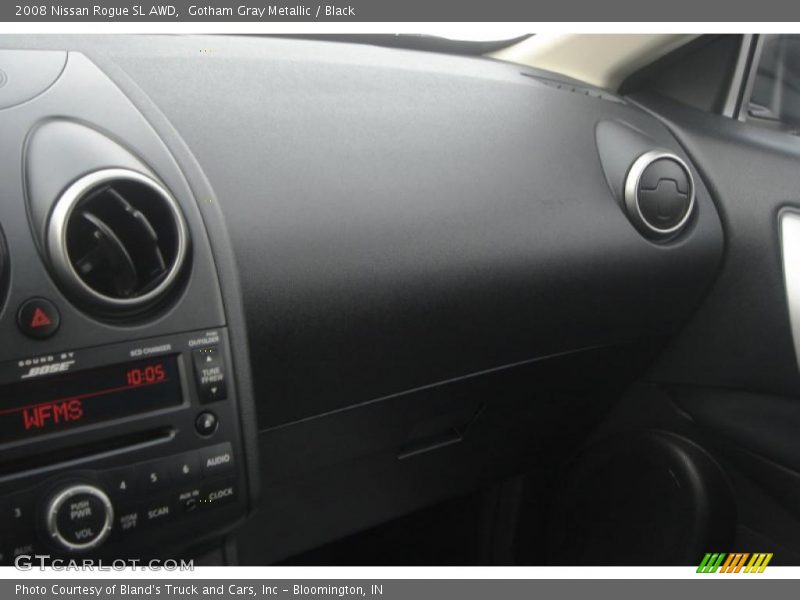 Gotham Gray Metallic / Black 2008 Nissan Rogue SL AWD