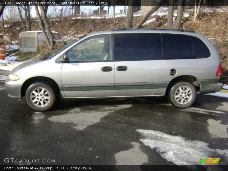 Light Silver Fern Pearl / Gray 1997 Dodge Grand Caravan SE
