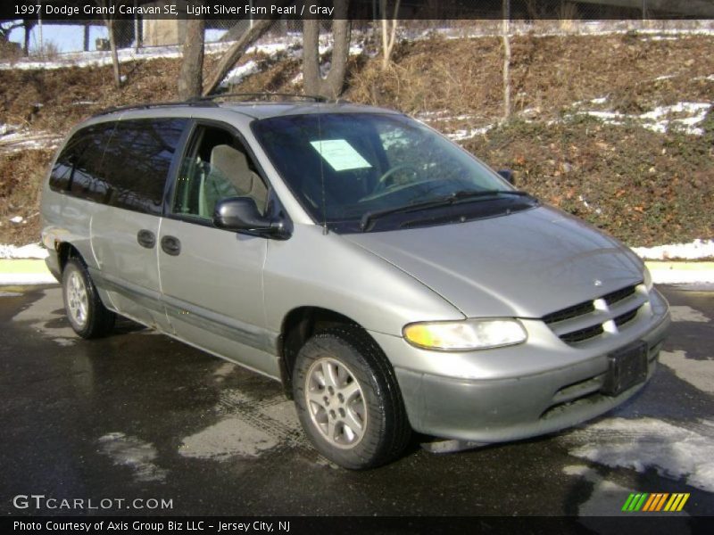 Light Silver Fern Pearl / Gray 1997 Dodge Grand Caravan SE