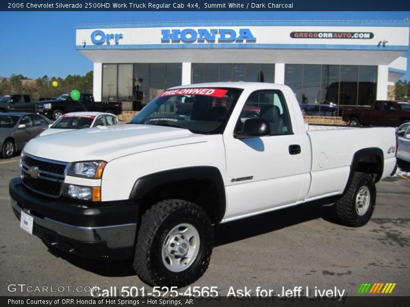 Summit White / Dark Charcoal 2006 Chevrolet Silverado 2500HD Work Truck Regular Cab 4x4