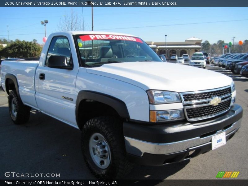 Summit White / Dark Charcoal 2006 Chevrolet Silverado 2500HD Work Truck Regular Cab 4x4