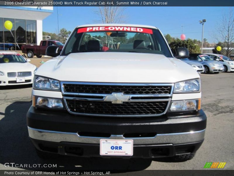 Summit White / Dark Charcoal 2006 Chevrolet Silverado 2500HD Work Truck Regular Cab 4x4