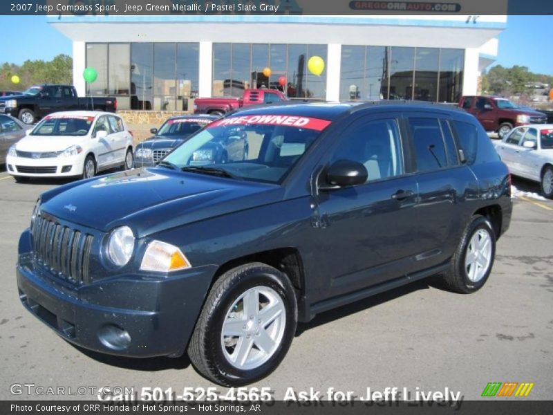 Jeep Green Metallic / Pastel Slate Gray 2007 Jeep Compass Sport