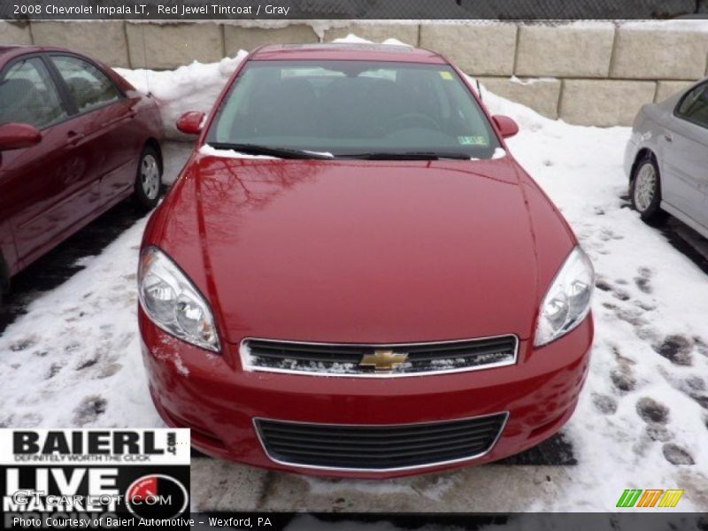Red Jewel Tintcoat / Gray 2008 Chevrolet Impala LT