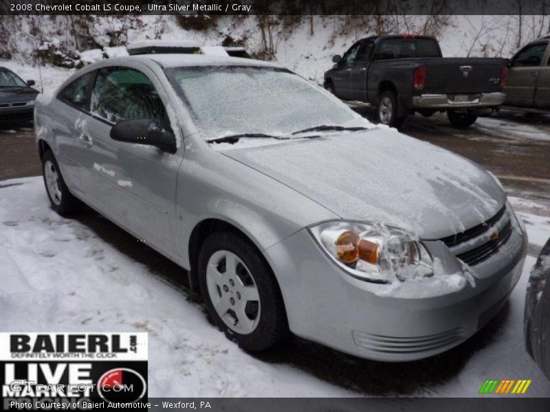 Ultra Silver Metallic / Gray 2008 Chevrolet Cobalt LS Coupe