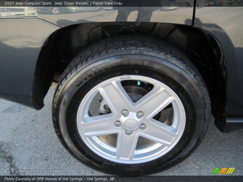 Jeep Green Metallic / Pastel Slate Gray 2007 Jeep Compass Sport