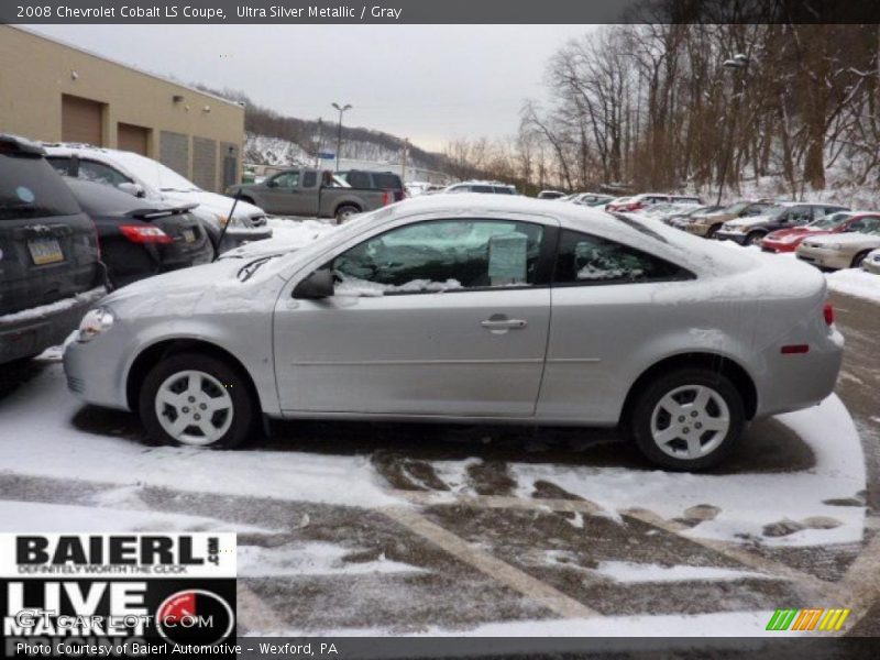 Ultra Silver Metallic / Gray 2008 Chevrolet Cobalt LS Coupe