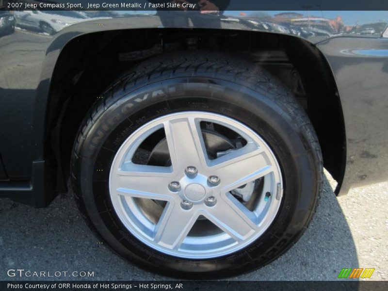 Jeep Green Metallic / Pastel Slate Gray 2007 Jeep Compass Sport