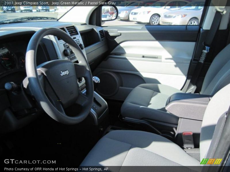 Jeep Green Metallic / Pastel Slate Gray 2007 Jeep Compass Sport
