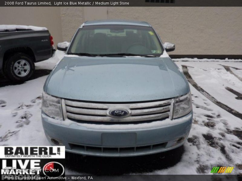 Light Ice Blue Metallic / Medium Light Stone 2008 Ford Taurus Limited