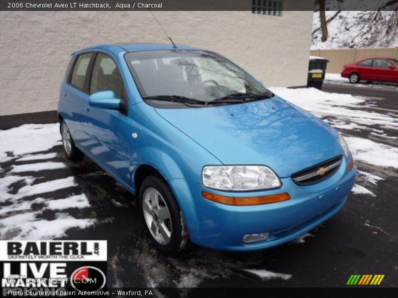 Aqua / Charcoal 2006 Chevrolet Aveo LT Hatchback
