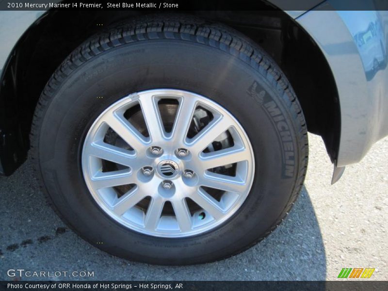 Steel Blue Metallic / Stone 2010 Mercury Mariner I4 Premier