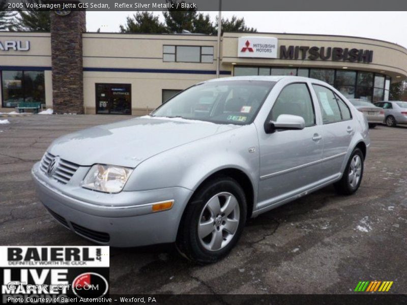 Reflex Silver Metallic / Black 2005 Volkswagen Jetta GLS Sedan