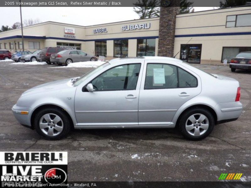 Reflex Silver Metallic / Black 2005 Volkswagen Jetta GLS Sedan