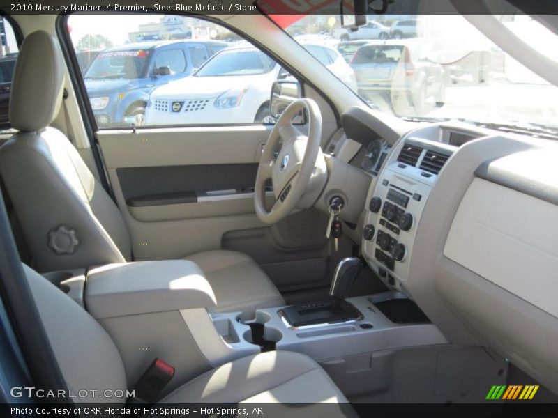 Steel Blue Metallic / Stone 2010 Mercury Mariner I4 Premier