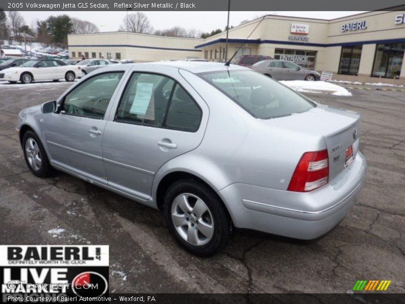 Reflex Silver Metallic / Black 2005 Volkswagen Jetta GLS Sedan