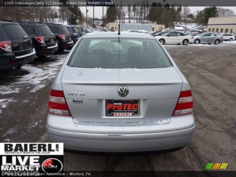 Reflex Silver Metallic / Black 2005 Volkswagen Jetta GLS Sedan