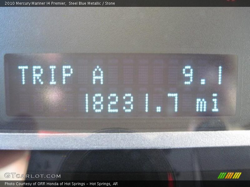 Steel Blue Metallic / Stone 2010 Mercury Mariner I4 Premier