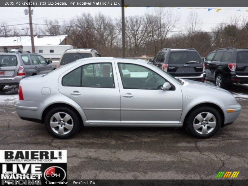 Reflex Silver Metallic / Black 2005 Volkswagen Jetta GLS Sedan