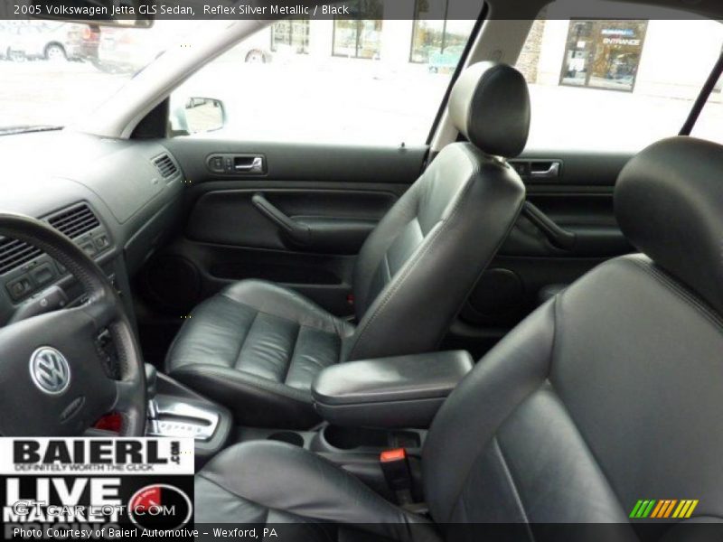Reflex Silver Metallic / Black 2005 Volkswagen Jetta GLS Sedan