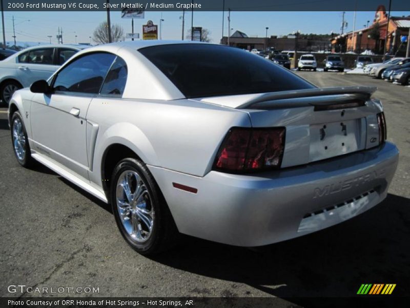 Silver Metallic / Medium Graphite 2000 Ford Mustang V6 Coupe