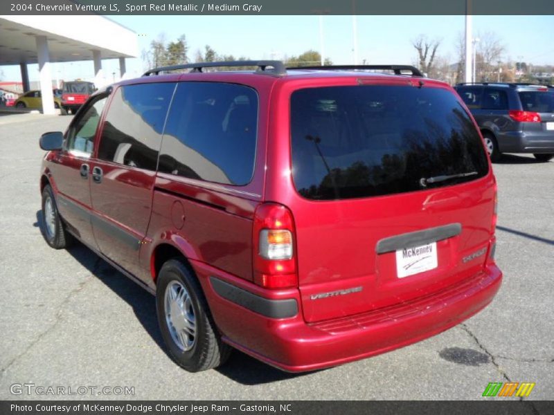 Sport Red Metallic / Medium Gray 2004 Chevrolet Venture LS