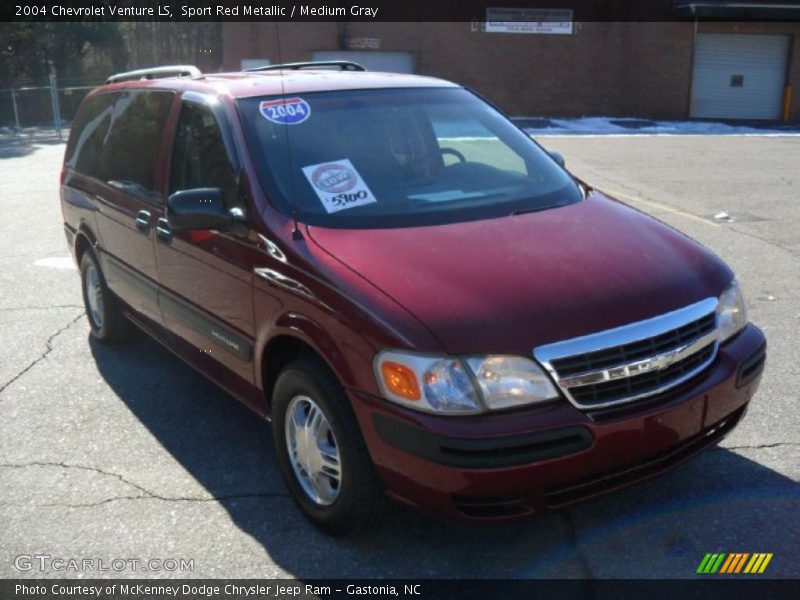 Sport Red Metallic / Medium Gray 2004 Chevrolet Venture LS