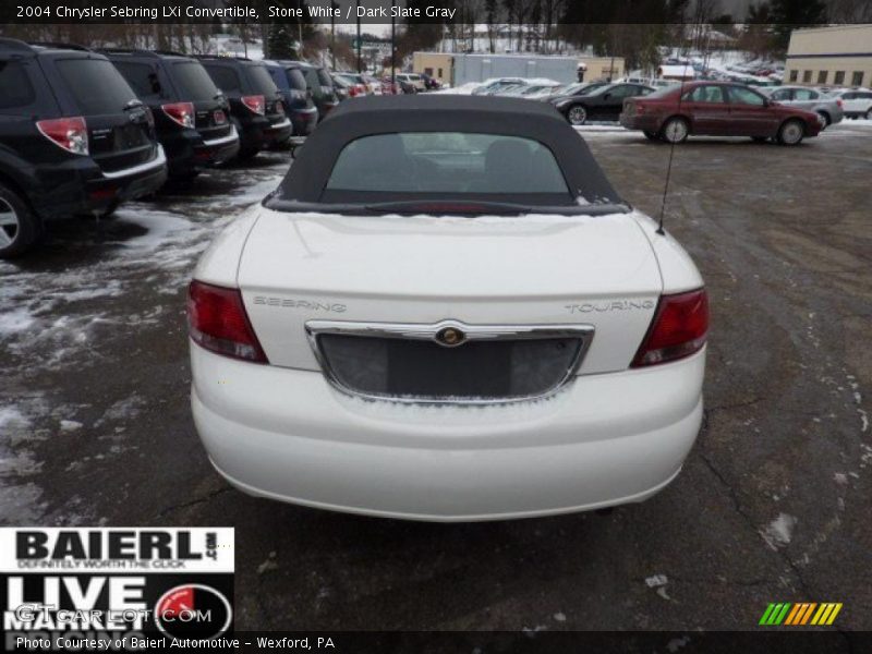 Stone White / Dark Slate Gray 2004 Chrysler Sebring LXi Convertible