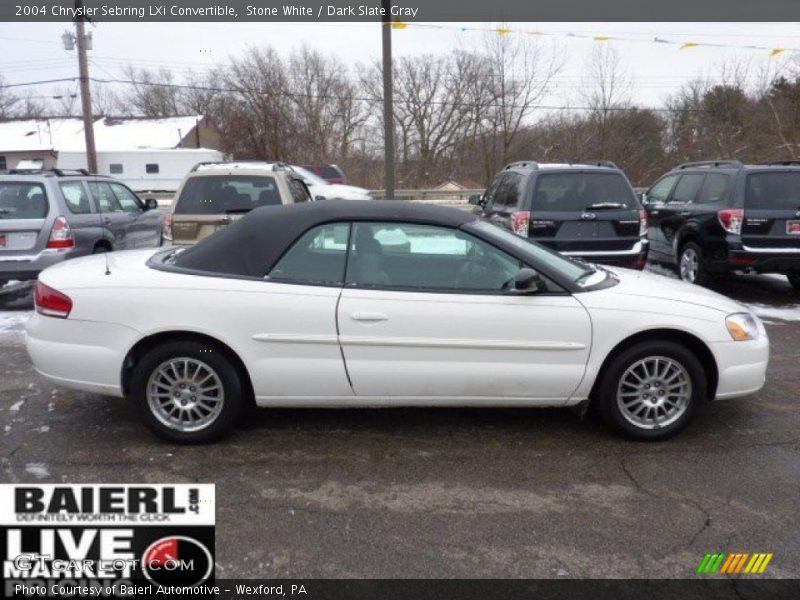 Stone White / Dark Slate Gray 2004 Chrysler Sebring LXi Convertible