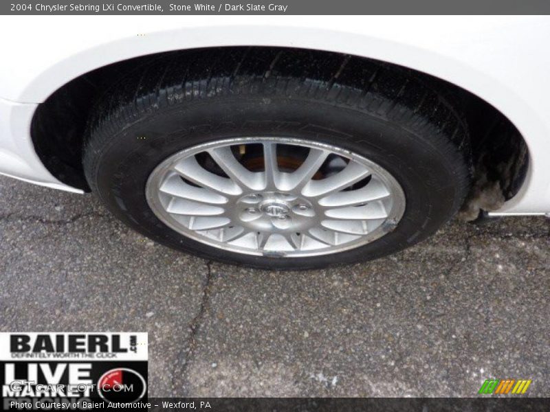 Stone White / Dark Slate Gray 2004 Chrysler Sebring LXi Convertible