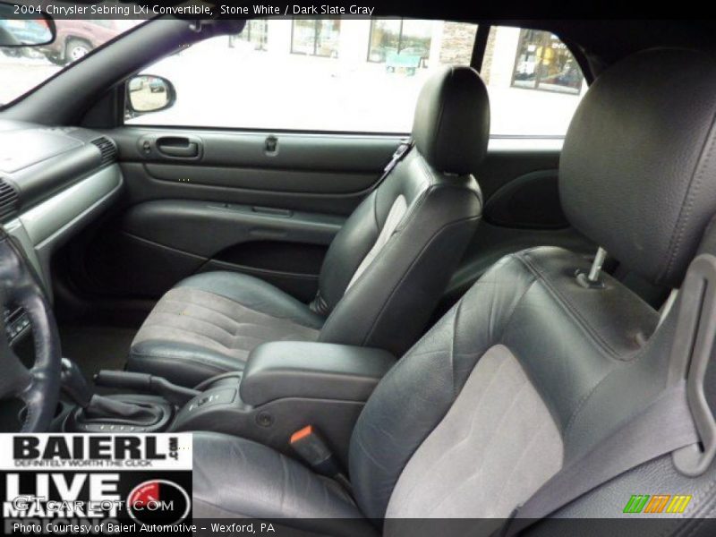 Stone White / Dark Slate Gray 2004 Chrysler Sebring LXi Convertible