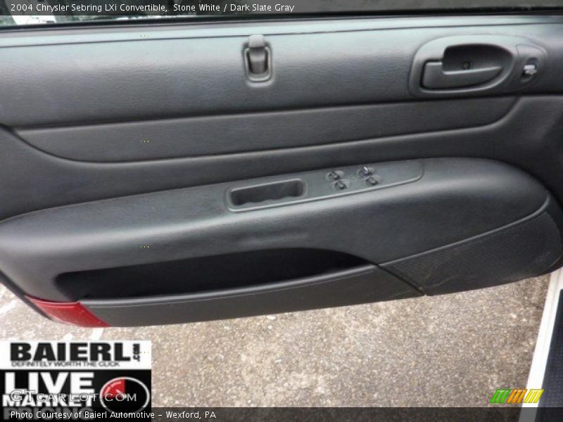 Stone White / Dark Slate Gray 2004 Chrysler Sebring LXi Convertible