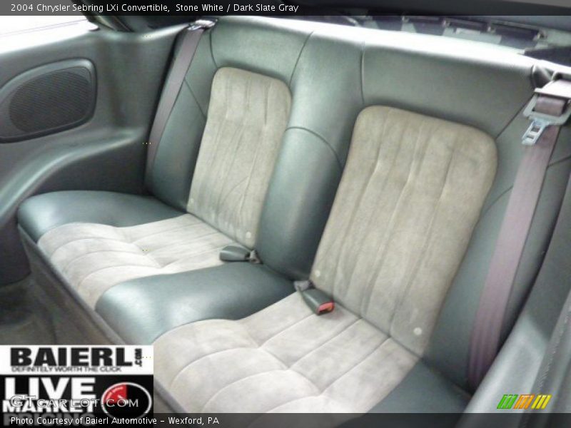 Stone White / Dark Slate Gray 2004 Chrysler Sebring LXi Convertible