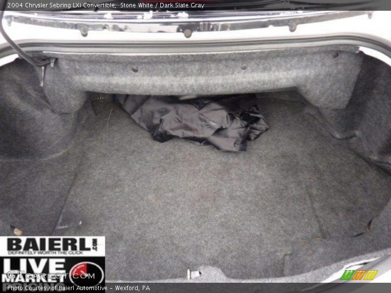Stone White / Dark Slate Gray 2004 Chrysler Sebring LXi Convertible