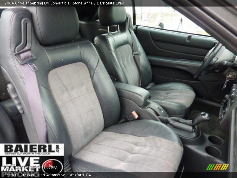 Stone White / Dark Slate Gray 2004 Chrysler Sebring LXi Convertible