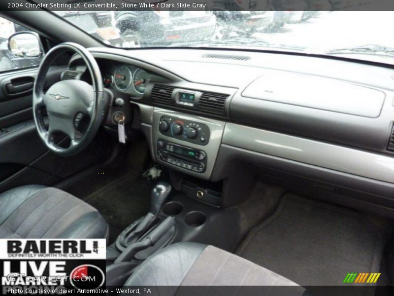 Stone White / Dark Slate Gray 2004 Chrysler Sebring LXi Convertible