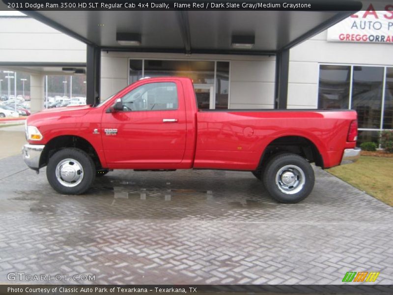  2011 Ram 3500 HD SLT Regular Cab 4x4 Dually Flame Red