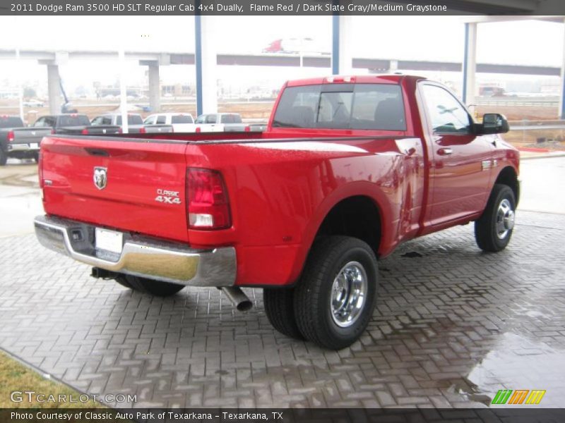  2011 Ram 3500 HD SLT Regular Cab 4x4 Dually Flame Red